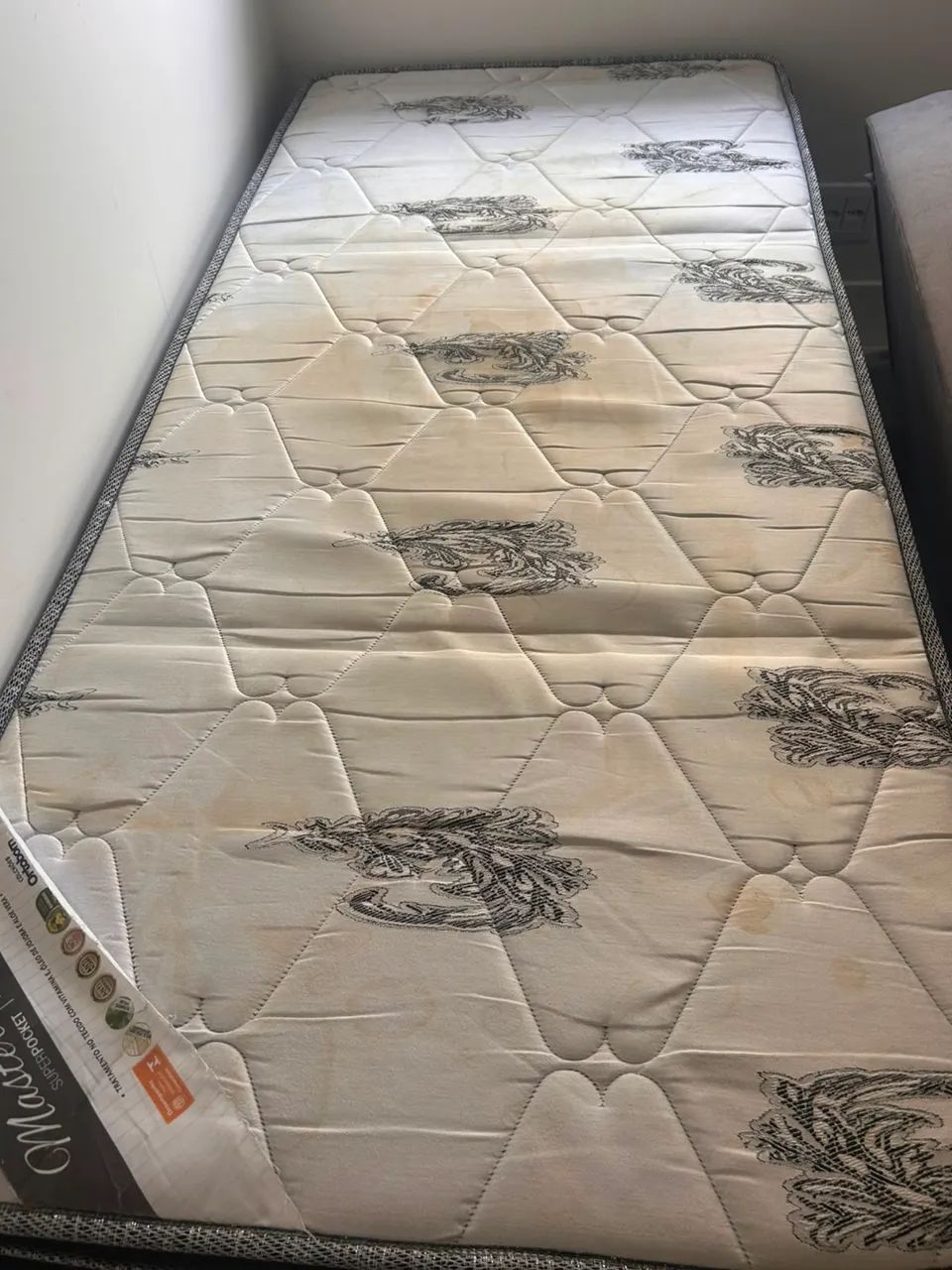 Cama Solteiro Ortobom com Auxiliar (Bicama) + Colchão - Foto 5