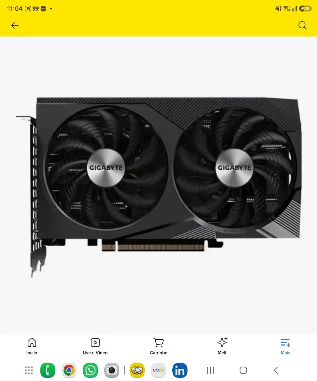 Placa de video geforce rtx 3060