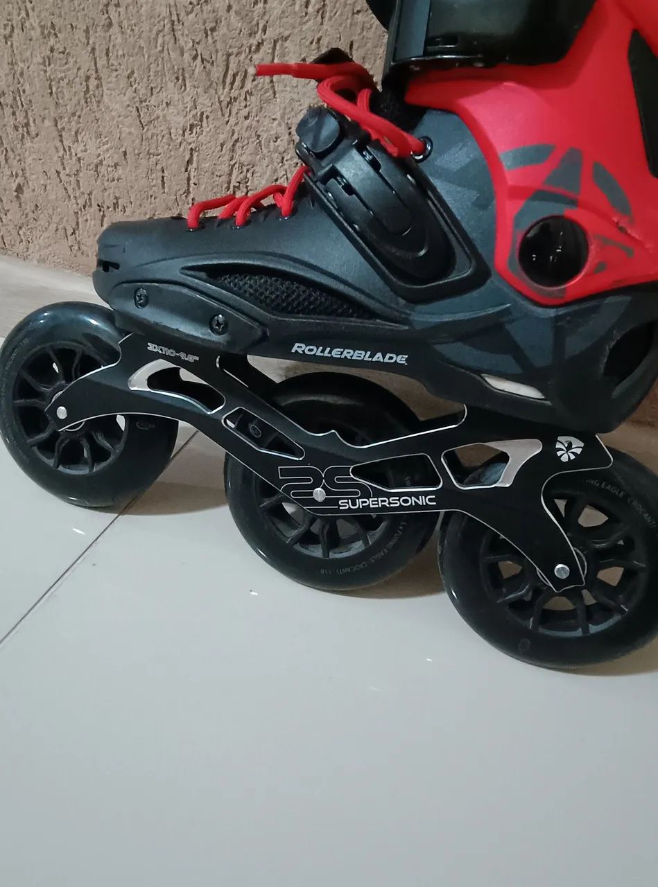 Patins inline Rollerblade RB110 com base 3x110mm Flying Eagle  - Foto 4