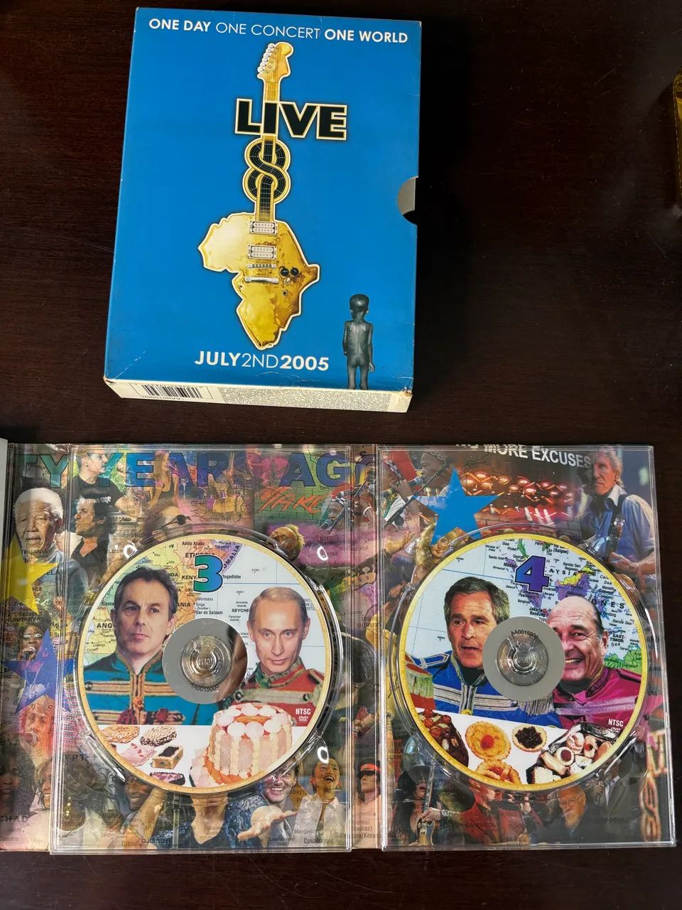 Vendo LIVE 8 - BOX ORIGINAL (4 DVDs )  - Foto 2