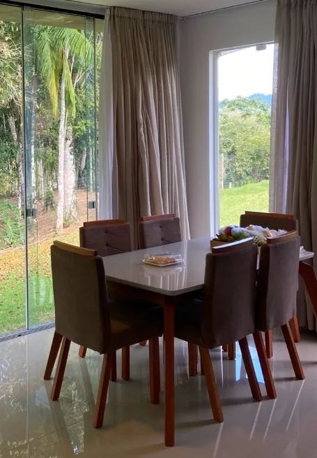 Conjunto mesa e 6 cadeiras  - Foto 2