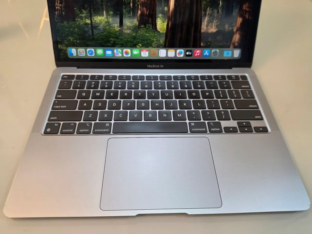 Apple Macbook Air M1 2020 cinza, 8gb/256gb funcionando