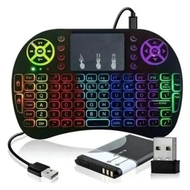 Mini Teclado com Led Wireless - Lelong Max - Foto 3