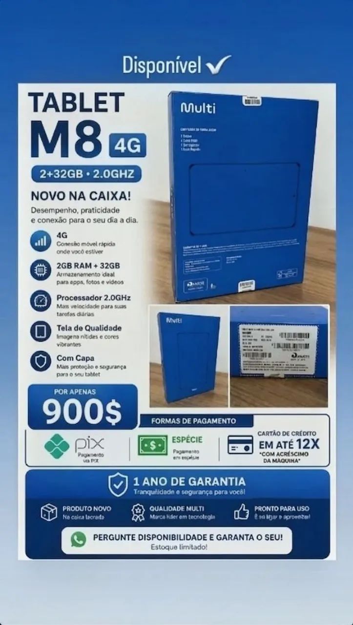 TABLET M8 4G