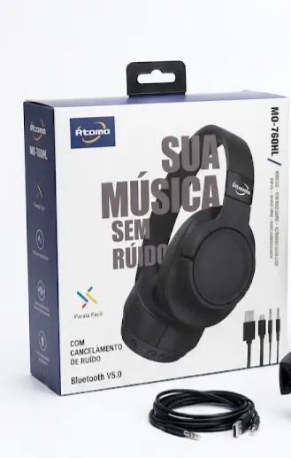Headphone Atomo - Novo Entrega Rápida!!!