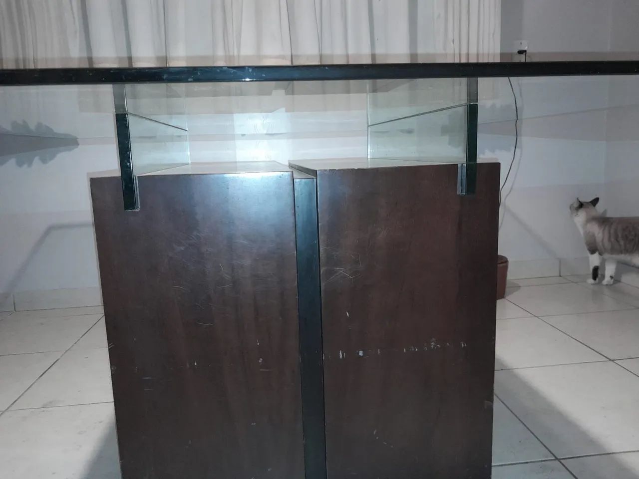 Mesa tampo vidro grosso - Foto 2