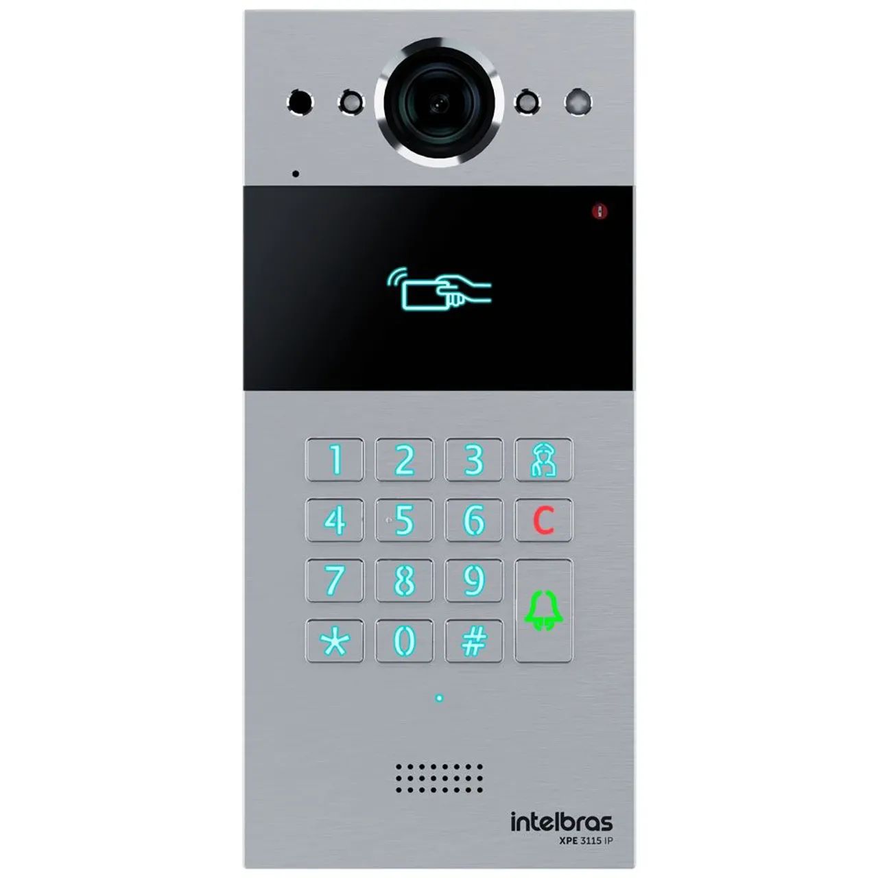 Videoporteiro IP de 15 teclas XPE 3115 IP Intelbras