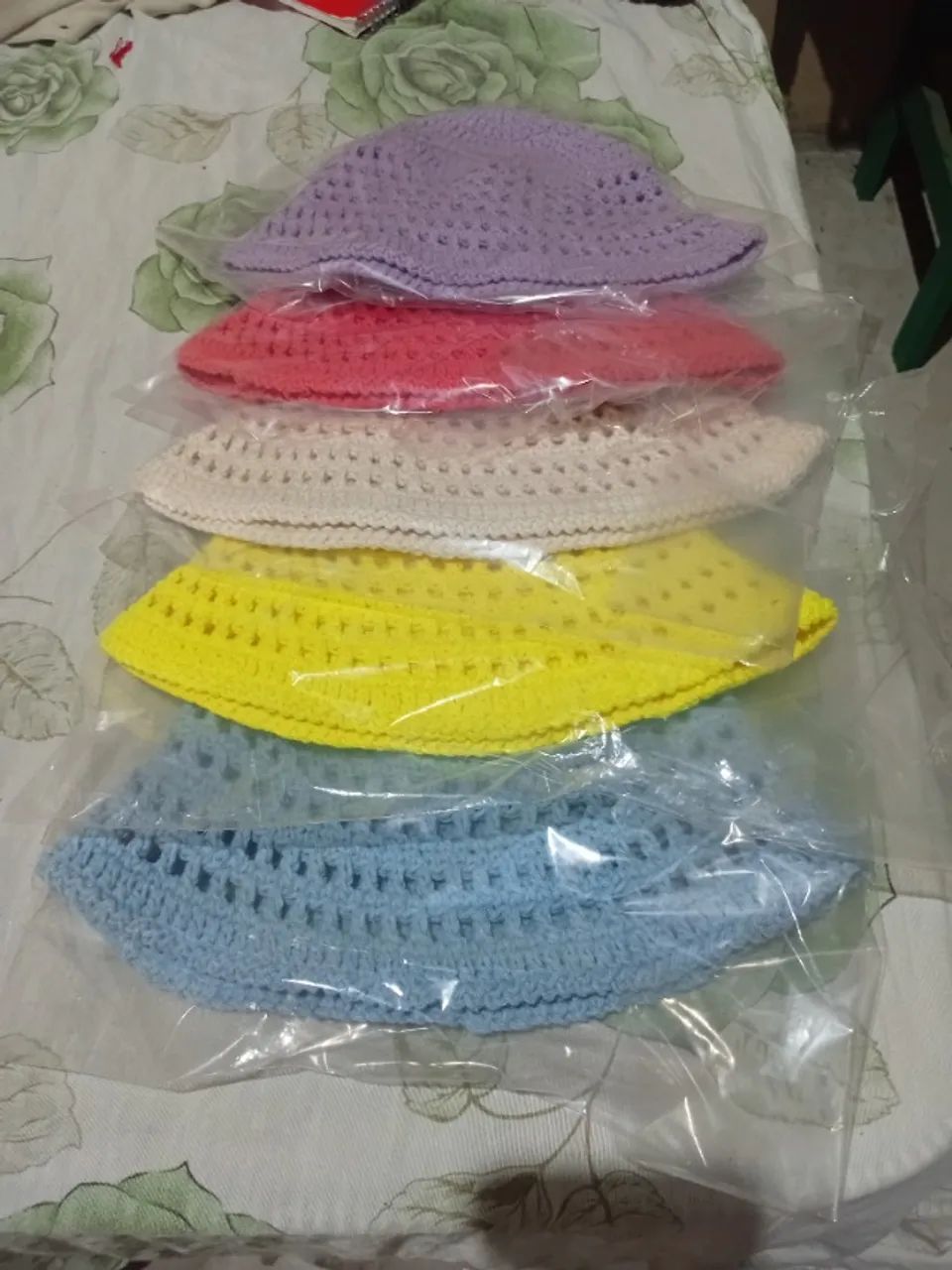 Bucket Hat de crochê  - Foto 2