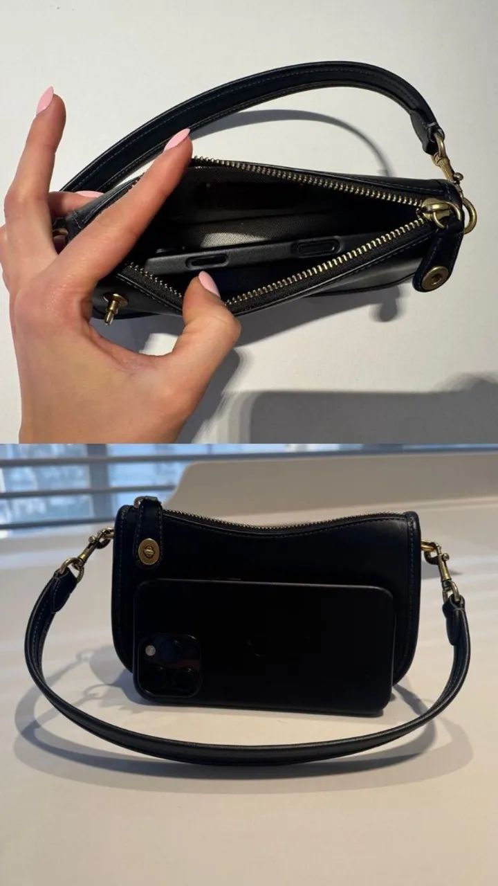bolsa preta swinger 20 coach - Foto 4