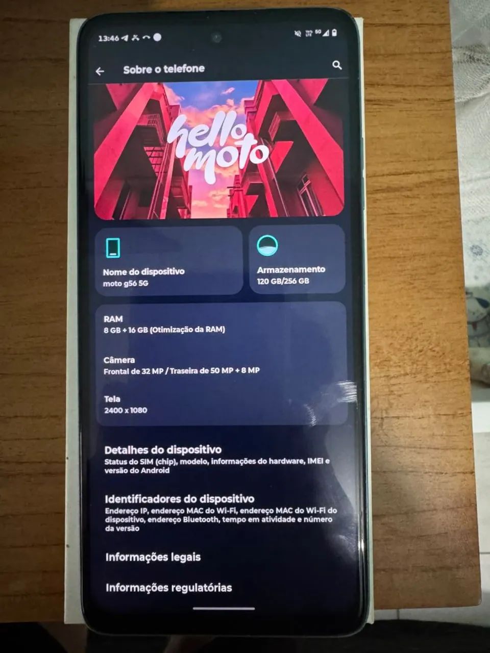 Vendo moto G 56 256 GB - Foto 3