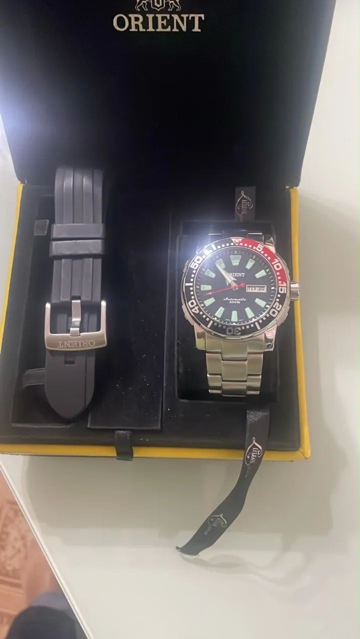 Relógio Orient Poseidon automático Diver 300m