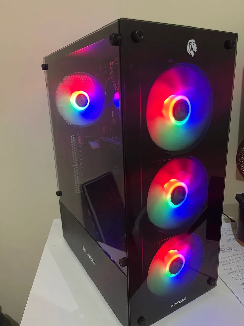 Gabinete gamer Hayom Intel i5 4gb Nvidia 16gb ram 320hdd - Foto 2