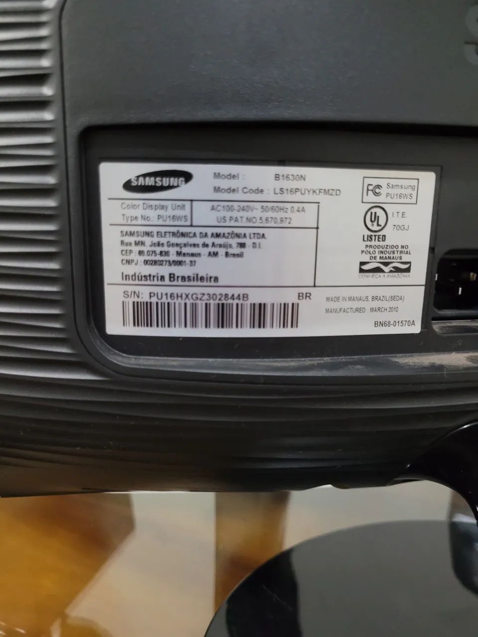 Monitor Samsung - c/ defeito para peças - Foto 5