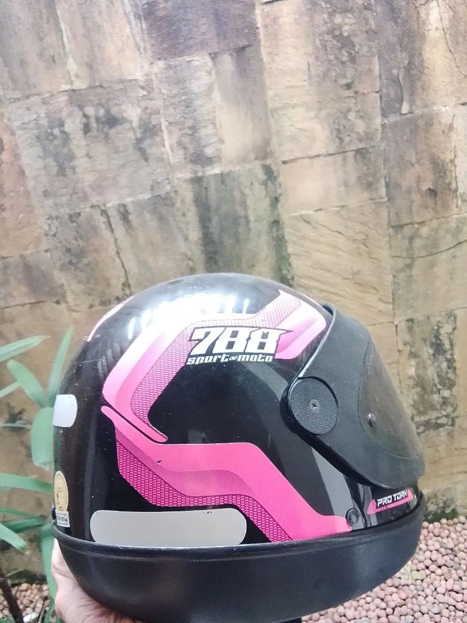 Capacete Pro Tork  Feminino Rosa TAMANHO 58 - Foto 2
