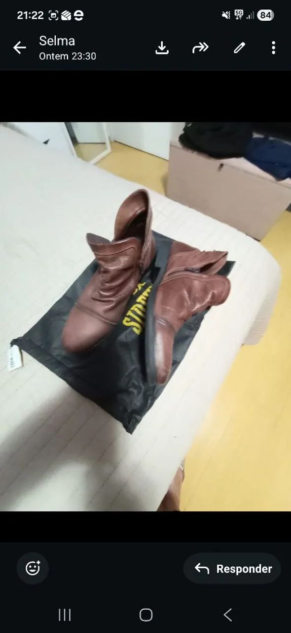 Bota Couro Sidewalk Tam 38 - Foto 4