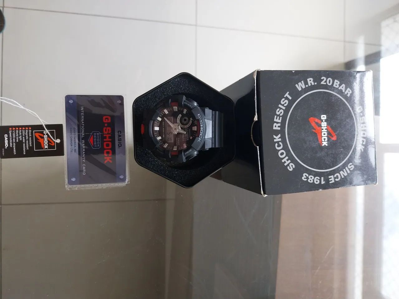 Relógio casio ga 700 1adr original novo com caixa certificado e etiqueta.  - Foto 5