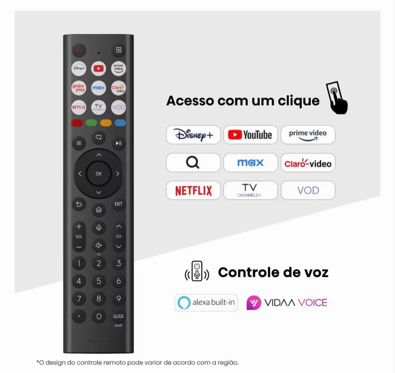 Smart TV Hisense QLED Q6 50 Pol Nova Lacrada Garantia e NF - TVs