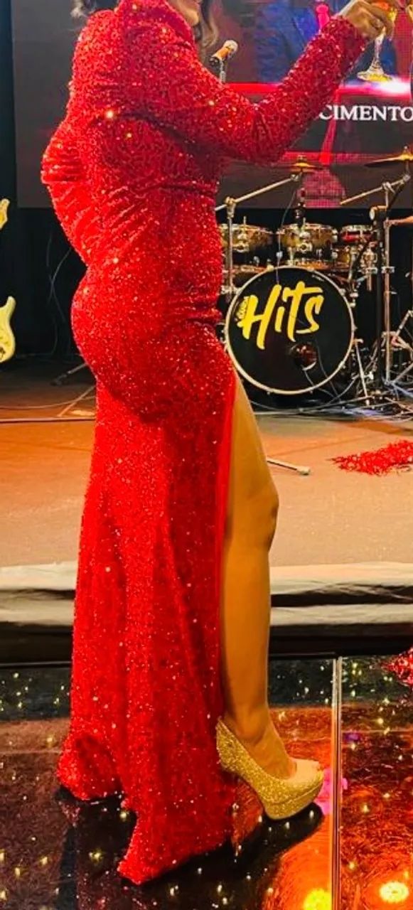 Vestido vermelho de festa  - Foto 3
