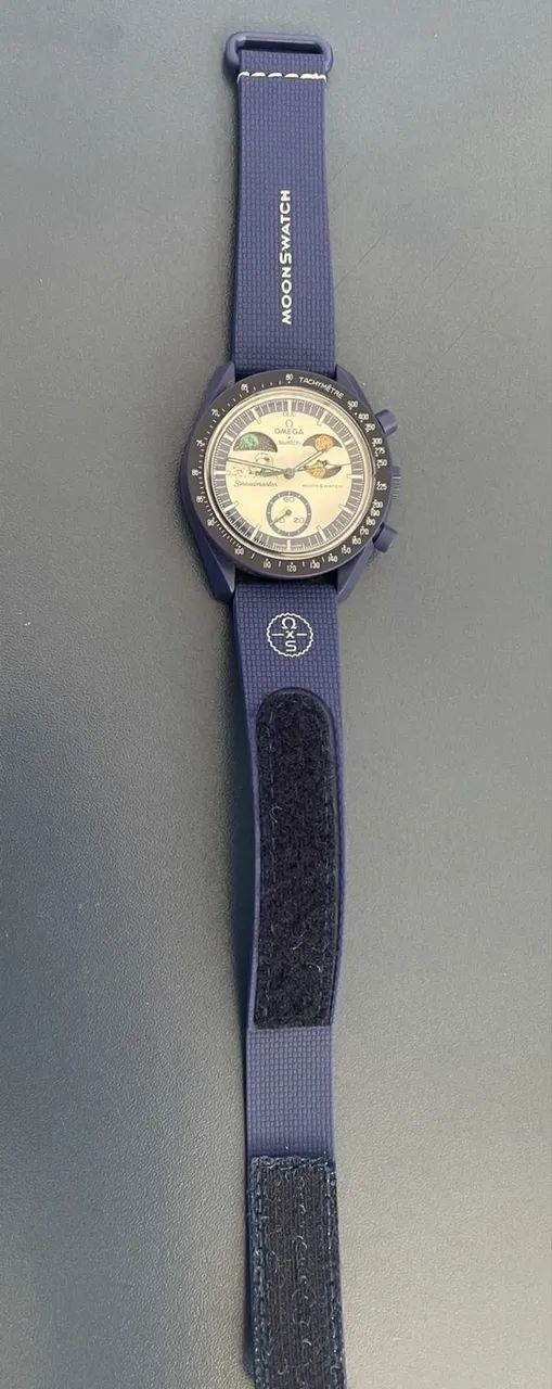 Omega x Swatch MoonSwatch - Mission to Earthphase (Snoopy Edition) - Completo na Caixa - Foto 5
