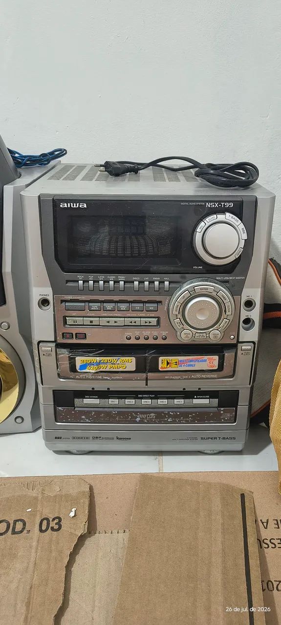 Som AIWA 280w RMS - Foto 4
