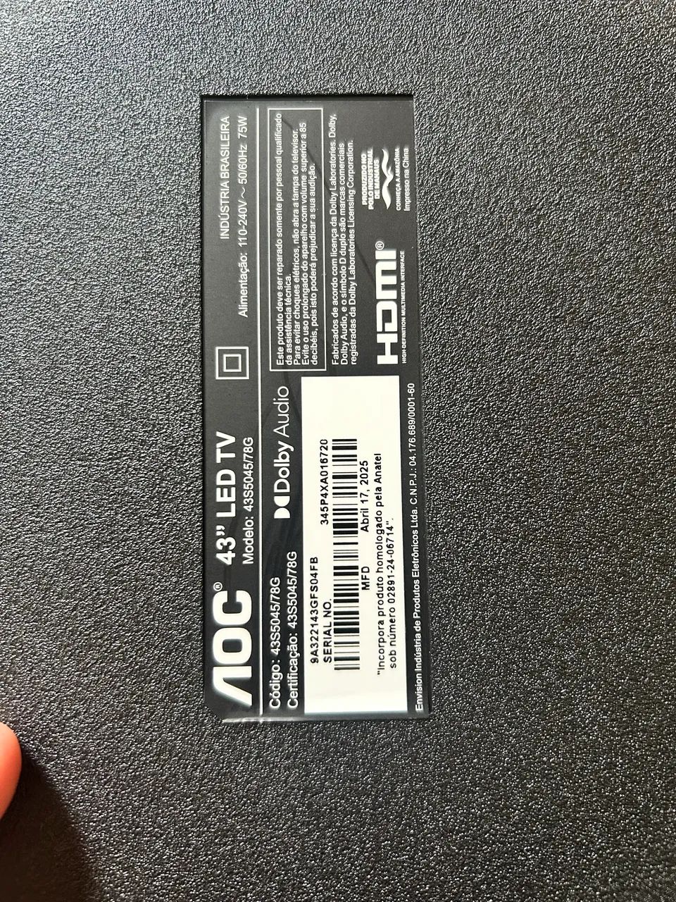 Televisão 43 polegadas smart  - Foto 5