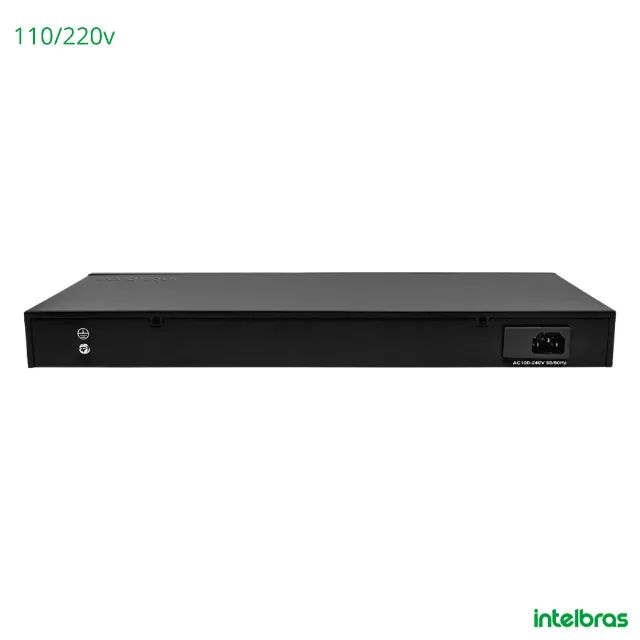 Switch 24 portas fast Intelbras SF 2400 QR  - Foto 2