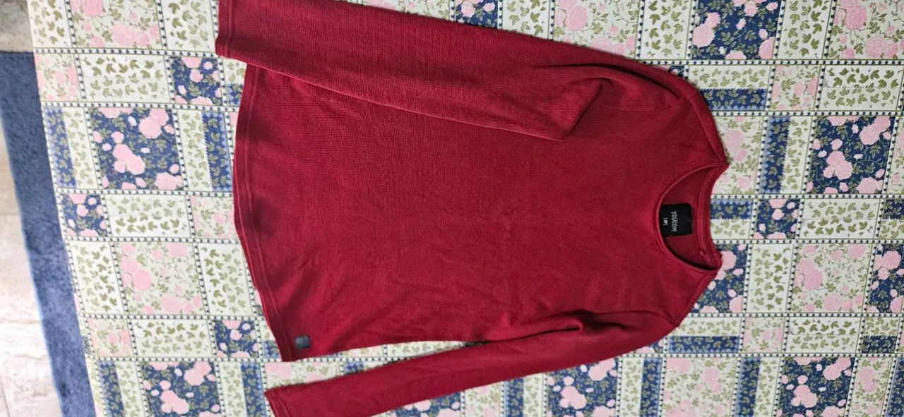 Camiseta manga longa com textura Youcom - Foto 3