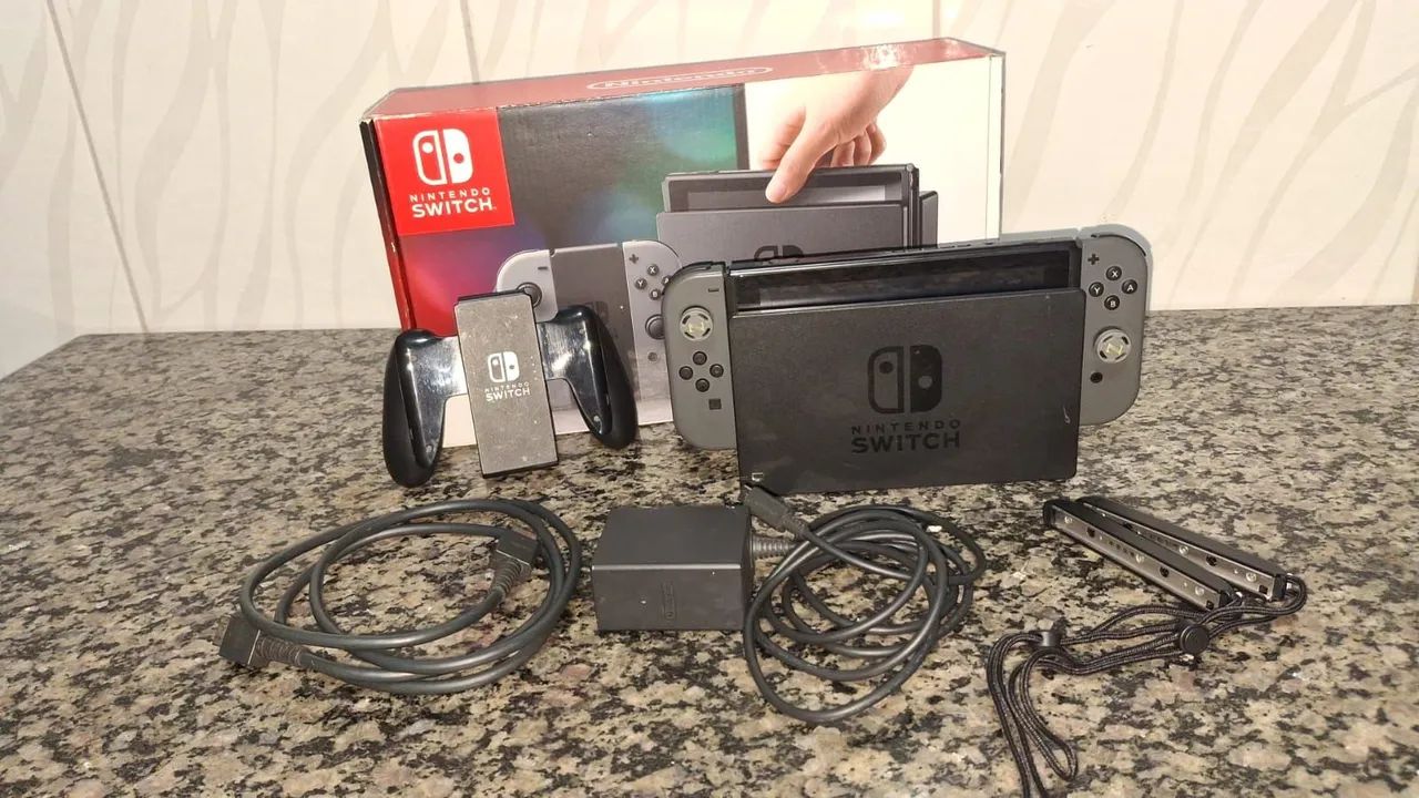 nintendo switch desbloqueado completo + case the legend of zelda