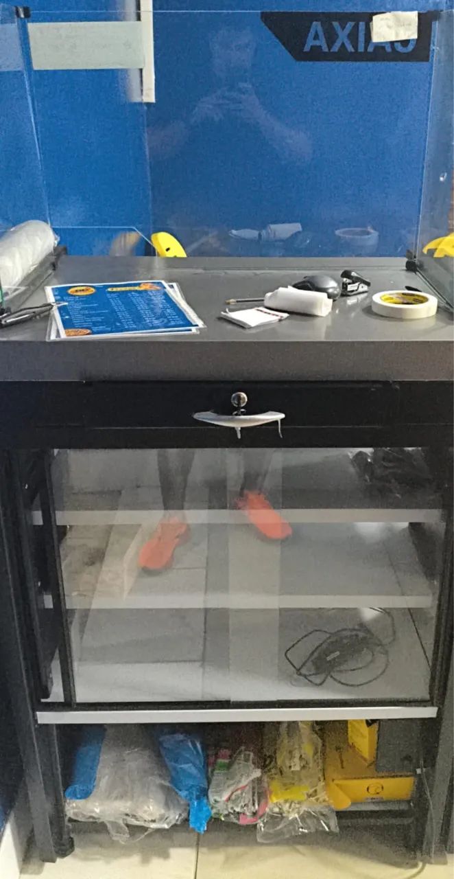 Balcão expositor vitrine Caixa com Led 80cm Polar   - Foto 2