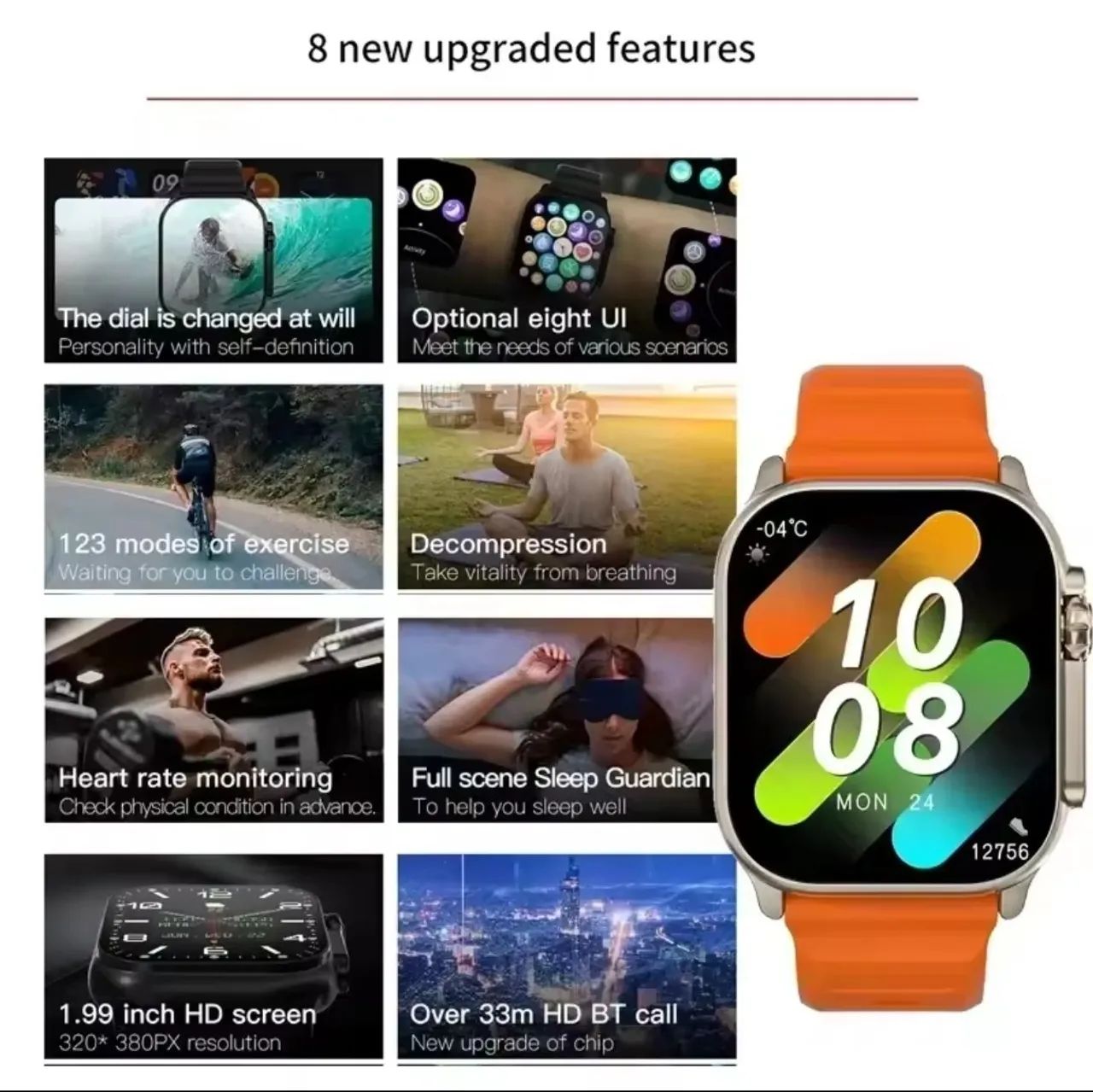 Smartwatch t10 ultra  - Foto 3