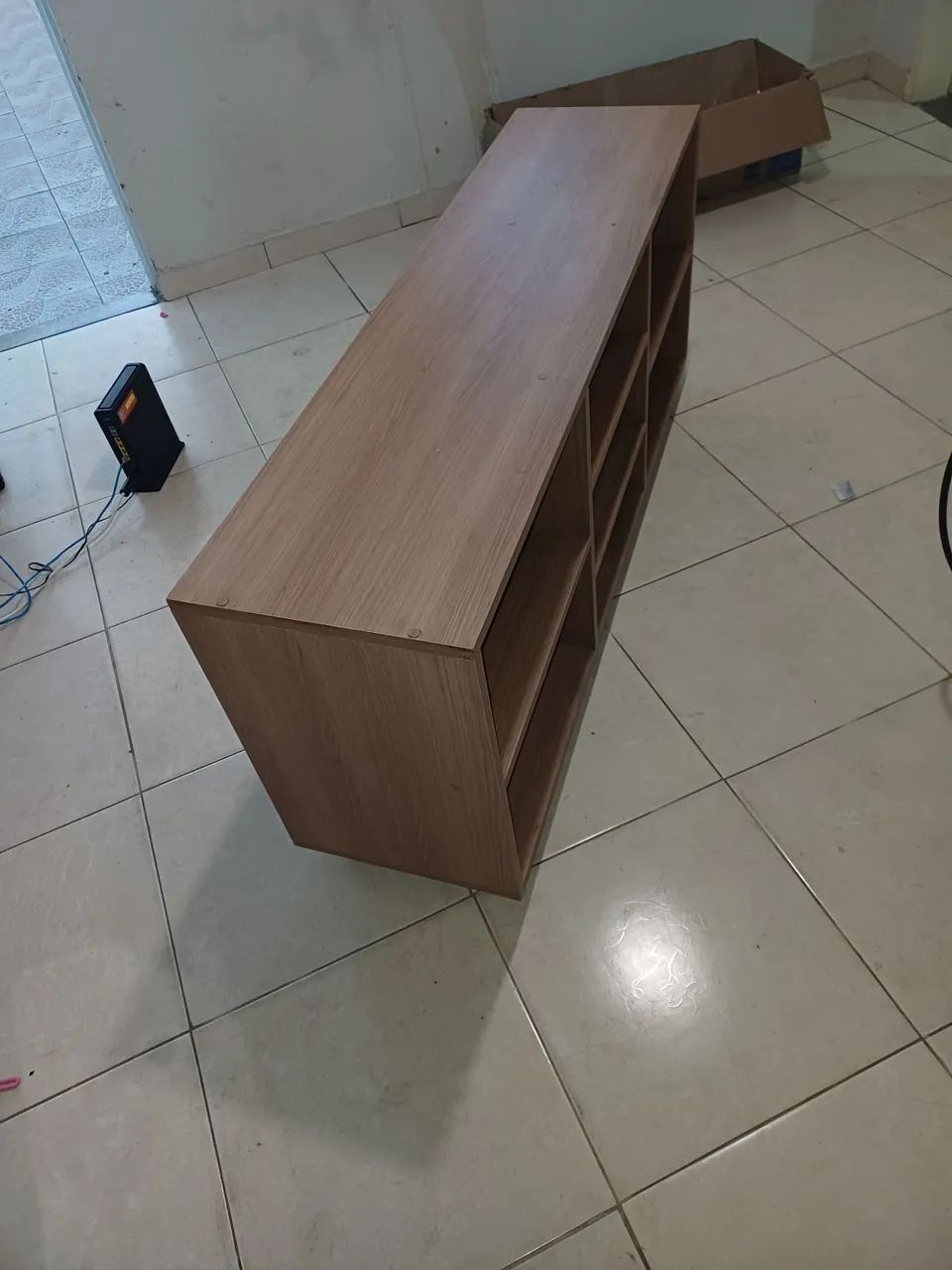 Rack para TV em MDF 18 mm Amadeirado. - Foto 4