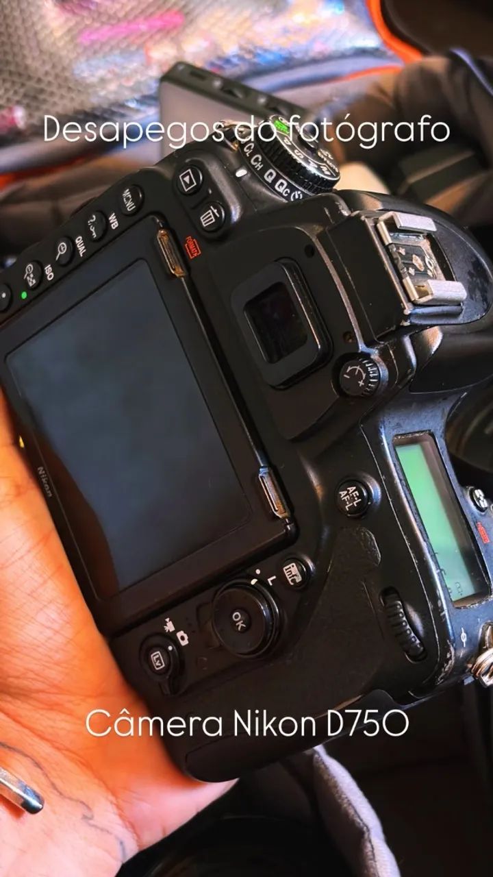 NIKON D750 E LENTES