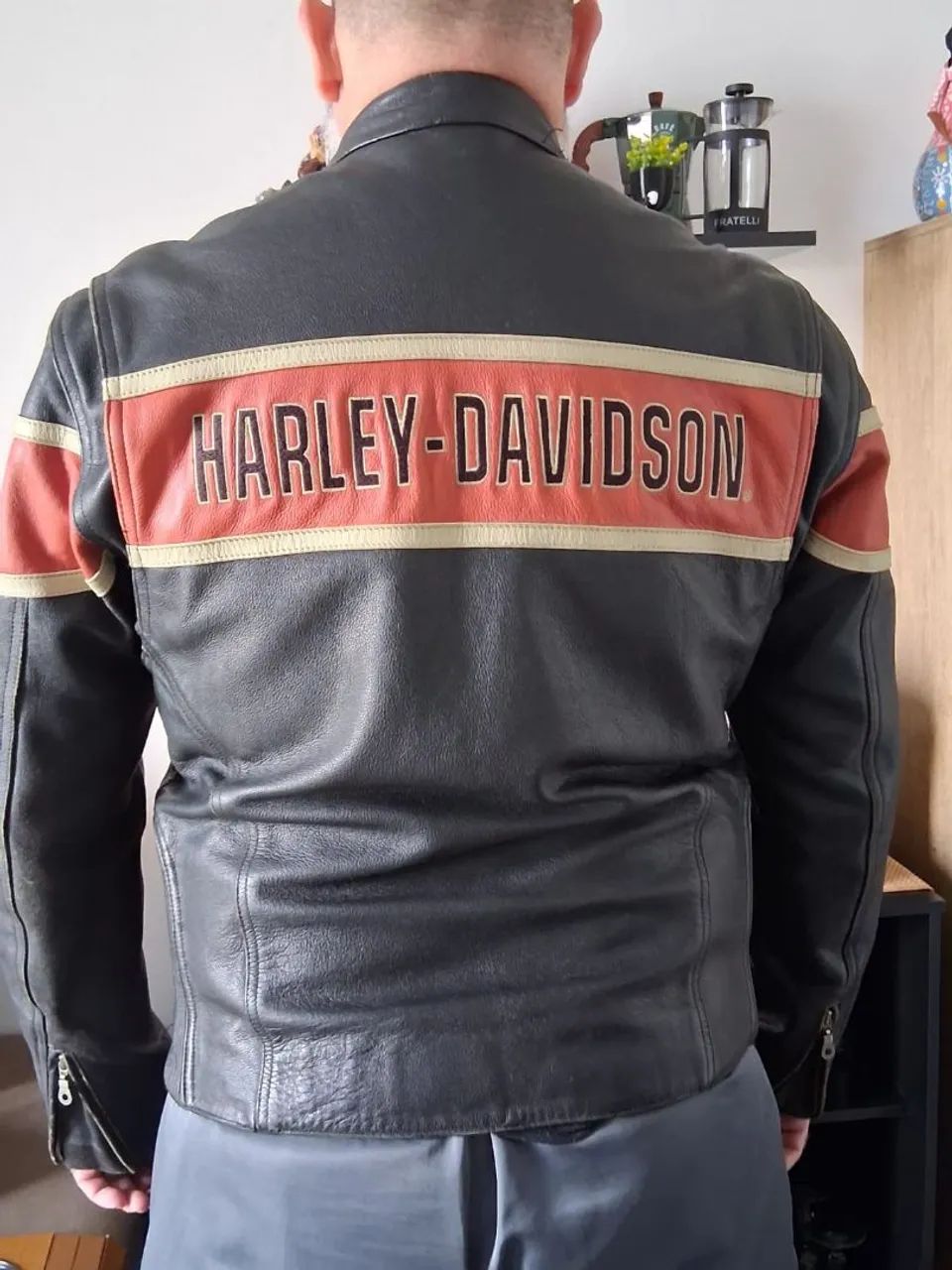 Jaqueta de couro harley davidson - Foto 2