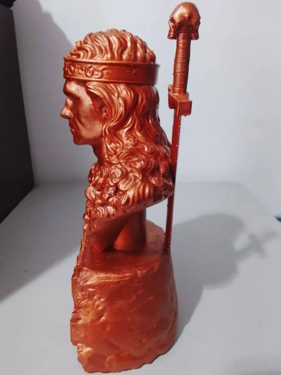 Bran Mak Morn de Robert E Howard busto feito por encomenda - Foto 2