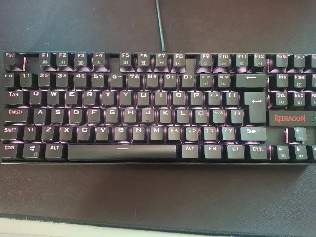 Teclado redragon Kumara RGB - Foto 3