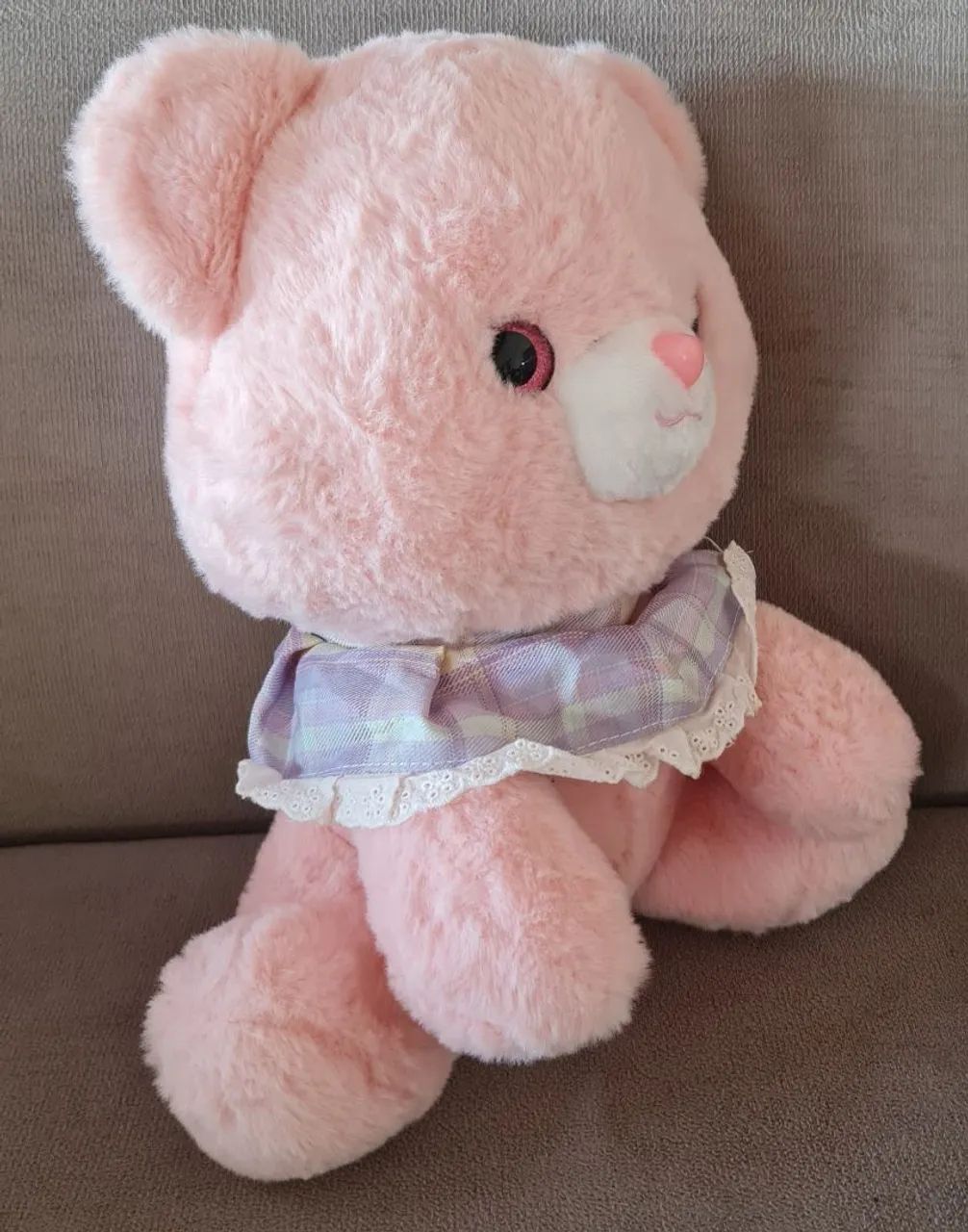 Pelucias 30 cm lhama e urso rosa - Foto 2