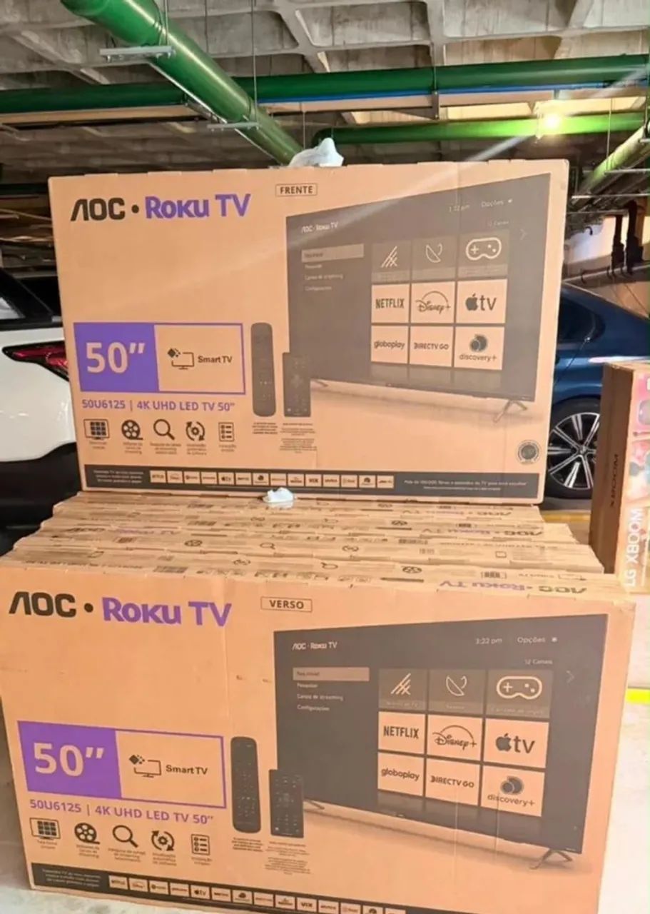 *TV AOC 50 POLEGADAS SMART LACRADA COM NOTA 