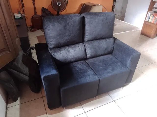 Vendo Sofá retrátil 2 lugares - Foto 3