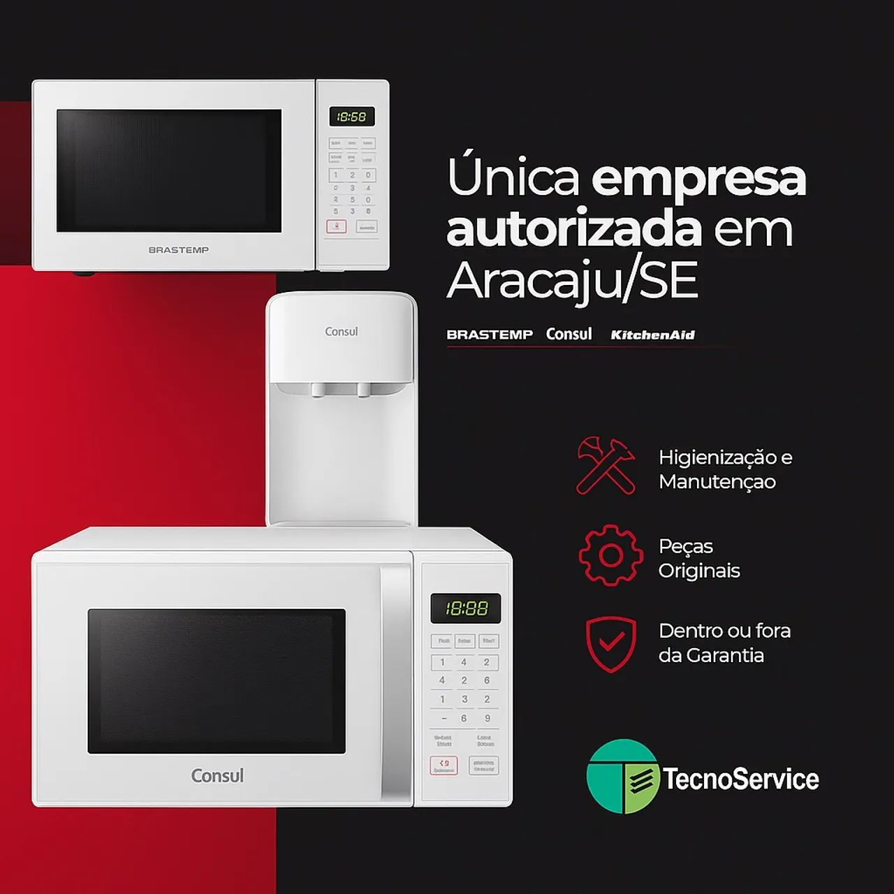 Autorizada Brastemp e Consul - conserto máquina de lavar - Foto 4