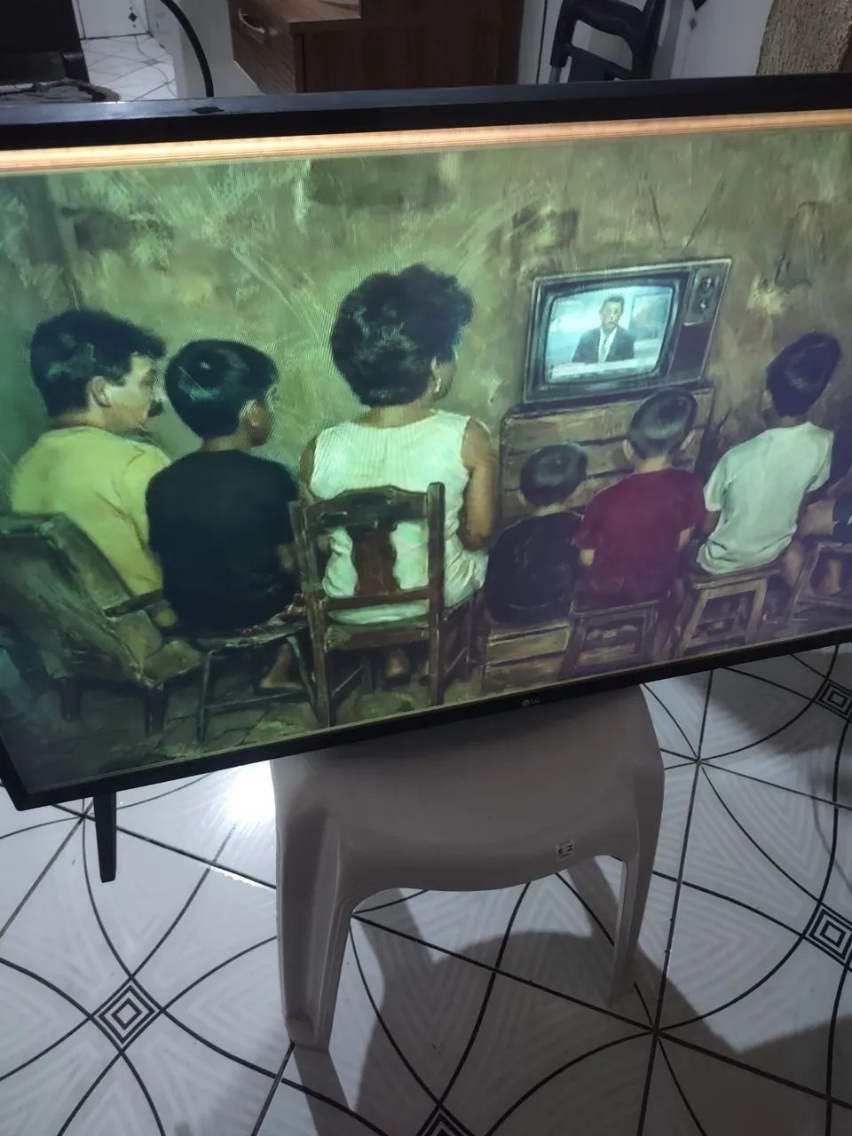 Tv LG 50 polegadas pequena avarias - Foto 4