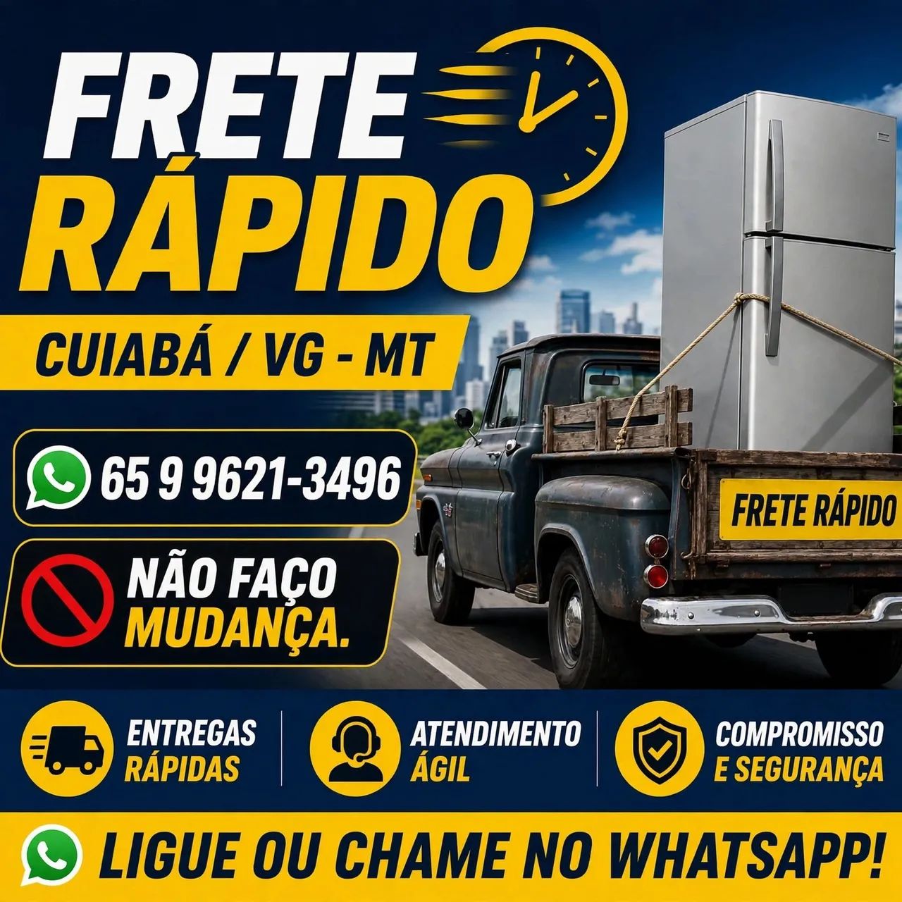 FRETE RÁPIDO Cuiabá/ vg.
