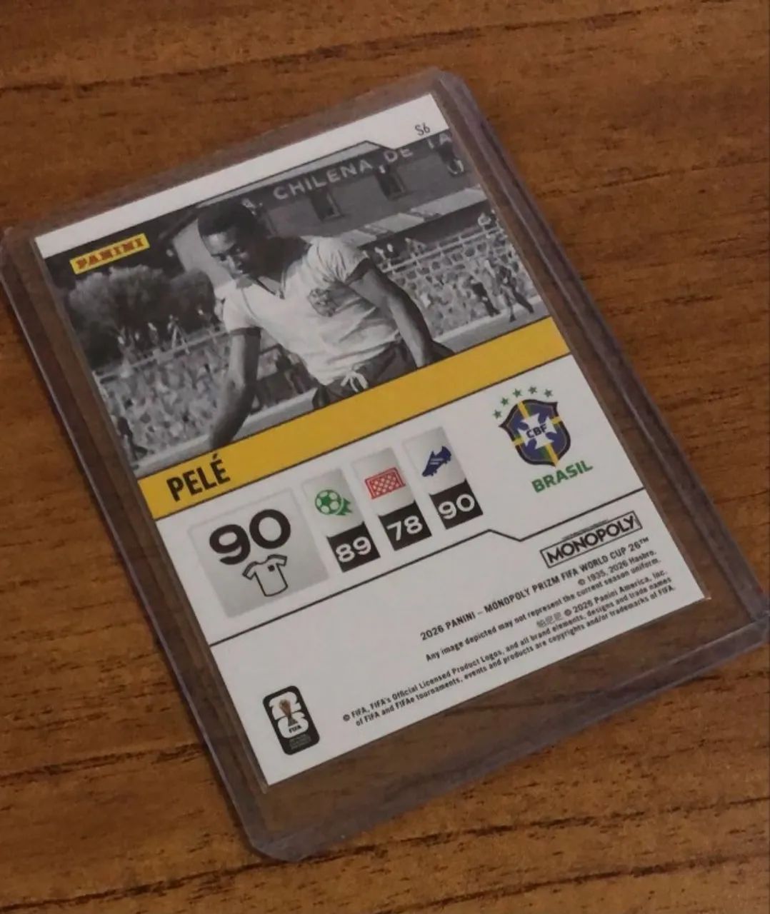 Card Pelé Panini Monopoly Copa do Mundo - Foto 4