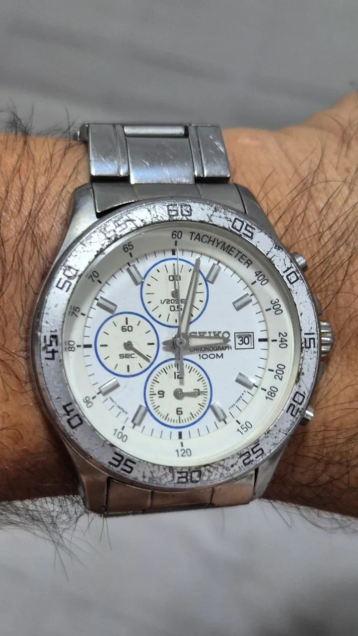 Relógio SEIKO CRONÓGRAFO  À QUARTZ   -   FUNCIONANDO  PERFEITAMENTE - Foto 2