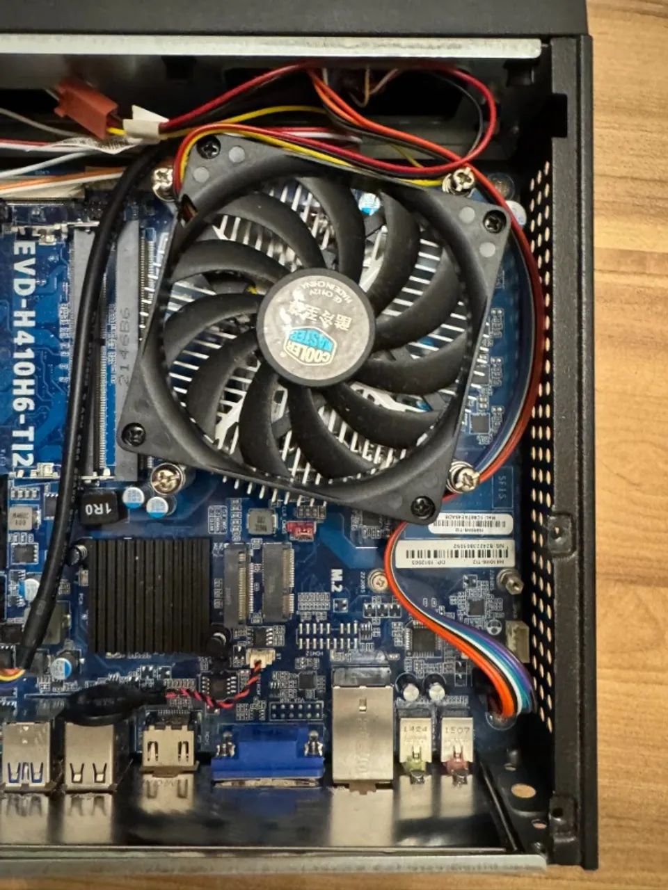 PLACA MÃE DE MINI PC + CARCAÇA COM ESPELHO + FONTE - Foto 5