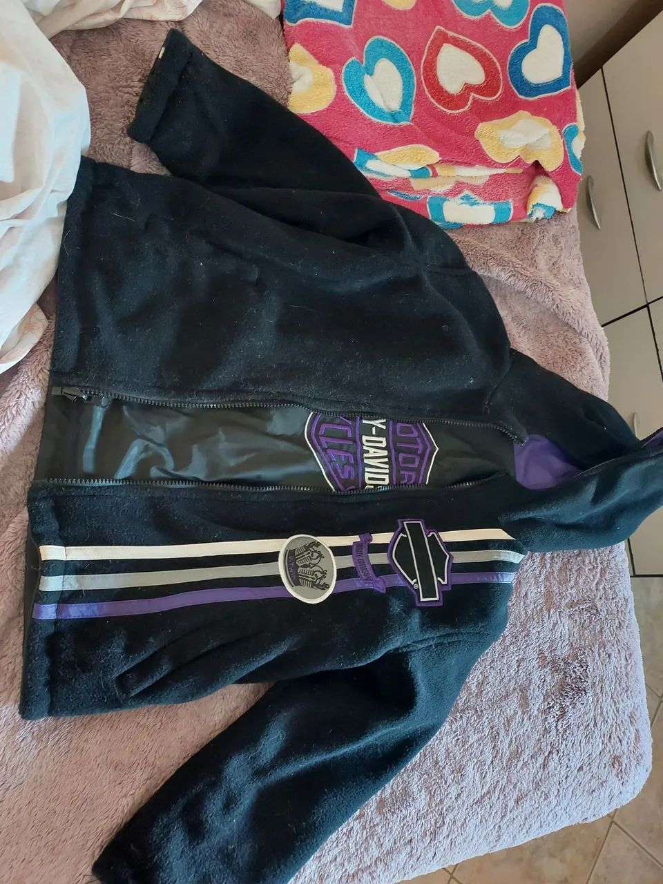 Jaqueta Harley Davidson Infantil Dupla Face - Foto 4