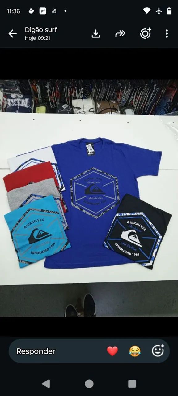 Camisetas 100%Algodão