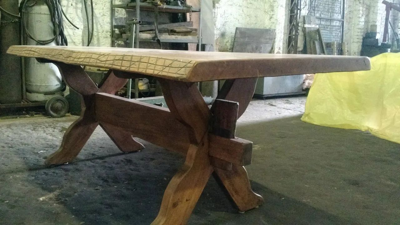 Mesa Madeira Maciça  - Foto 5