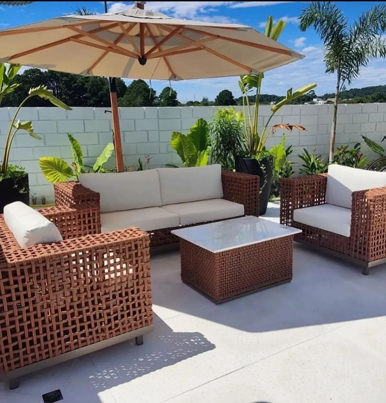 Balanços,sofás,mesas,chaises,poltronas produzidos em cordas náuticas,requinte e qualidade. - Foto 2