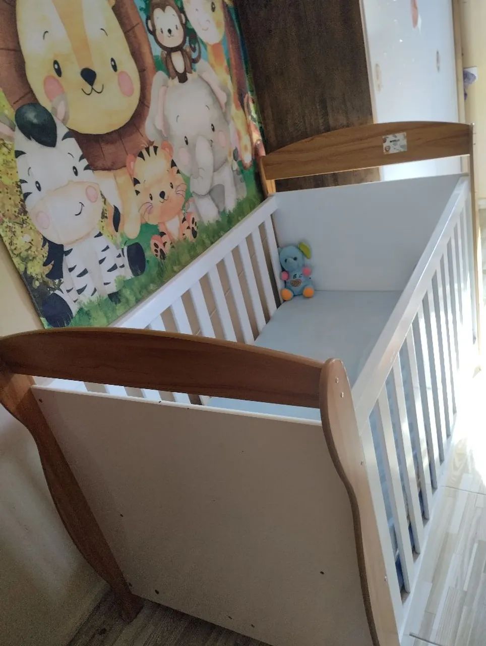 Berço Americano Marquesa 100% MDF Multifuncional 3 em 1 - Foto 4