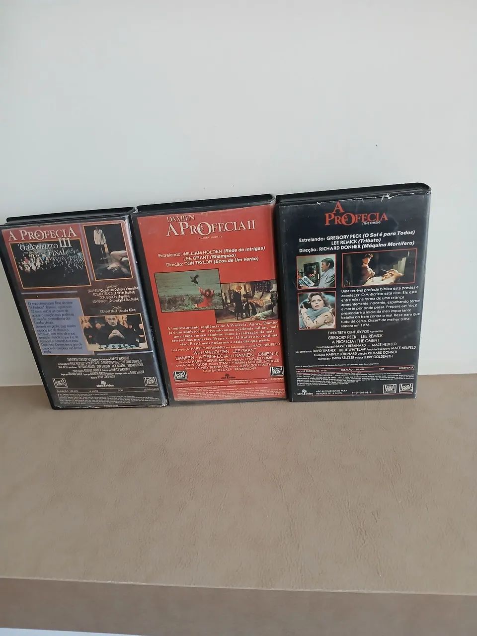 Trilogia em Fitas VHS A Profecia  - Raridade - Foto 2